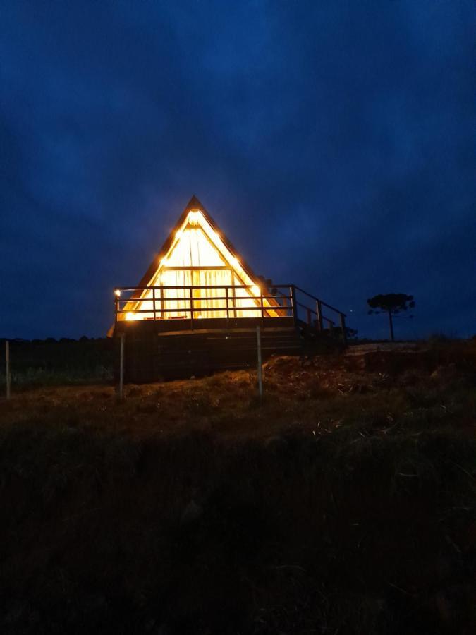 Вилла Chale A-Frame Da Fazenda Бон-Жардин-да-Серра Экстерьер фото
