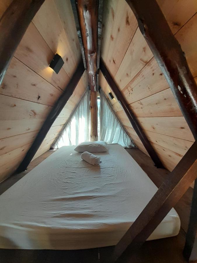 Вилла Chale A-Frame Da Fazenda Бон-Жардин-да-Серра Экстерьер фото