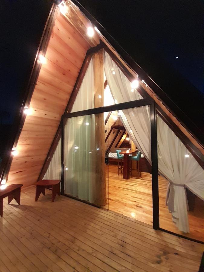 Вилла Chale A-Frame Da Fazenda Бон-Жардин-да-Серра Экстерьер фото