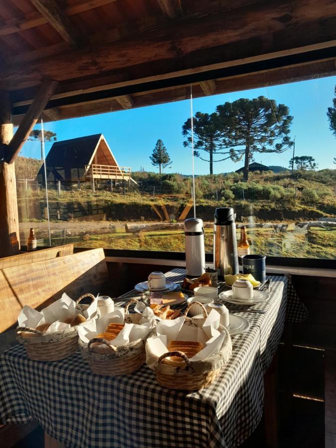 Вилла Chale A-Frame Da Fazenda Бон-Жардин-да-Серра Экстерьер фото